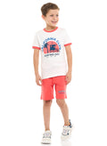 Boys 2Pc Print T Shirt