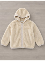 Girls Full Zip Hoodie Jacket (Faux Fur)