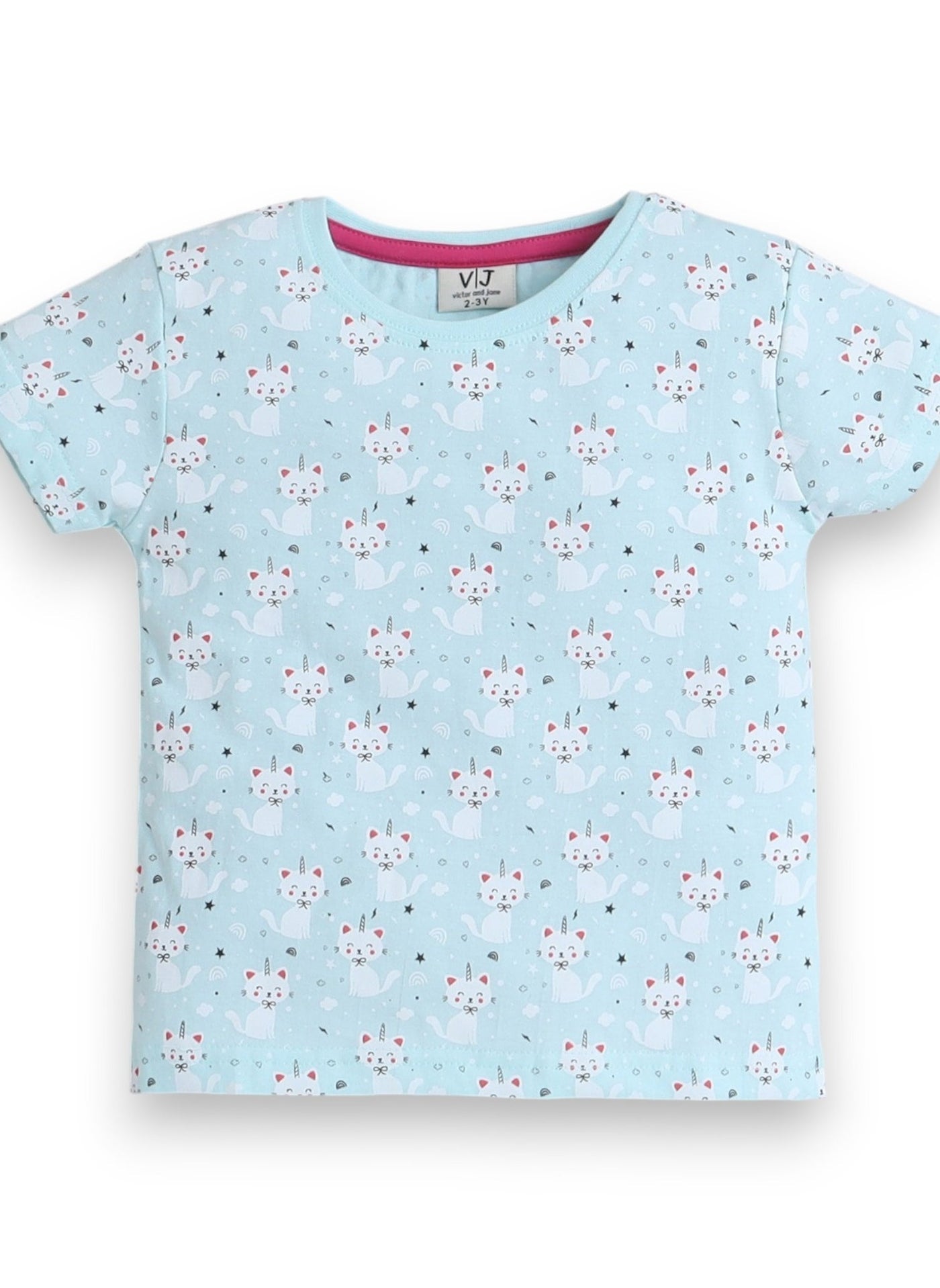 Victor And Jane - All-Over Printed T-Shirt And Pyjama Set