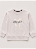 Girls "Little Ballet" Embroidery Pullover