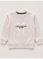 Girls "Little Ballet" Embroidery Pullover