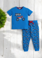 Victor And Jane - Printed T-Shirt And All-Over Printed Pyjama Set