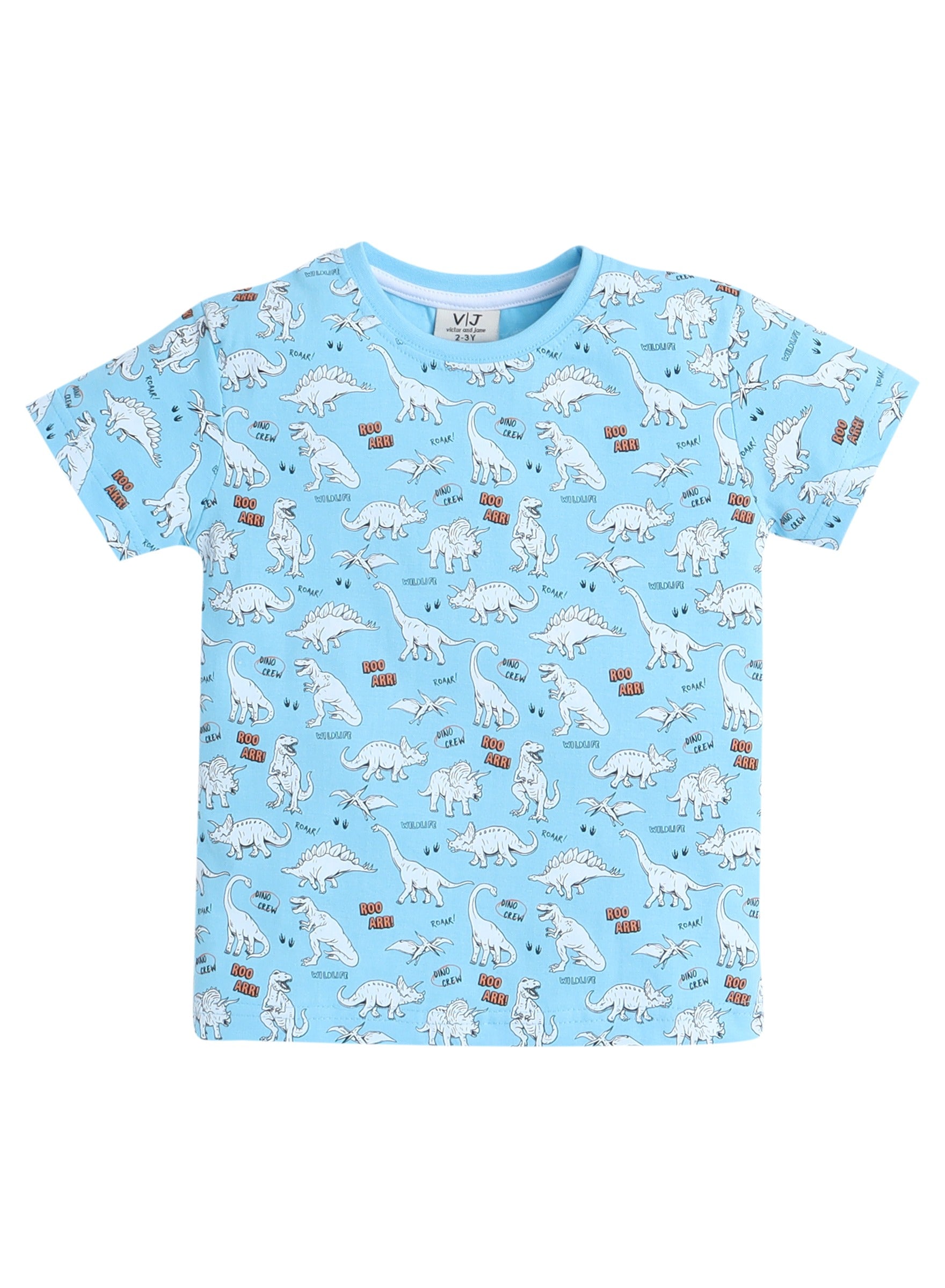 Victor And Jane - All-Over Printed T-Shirt And Pyjama Set