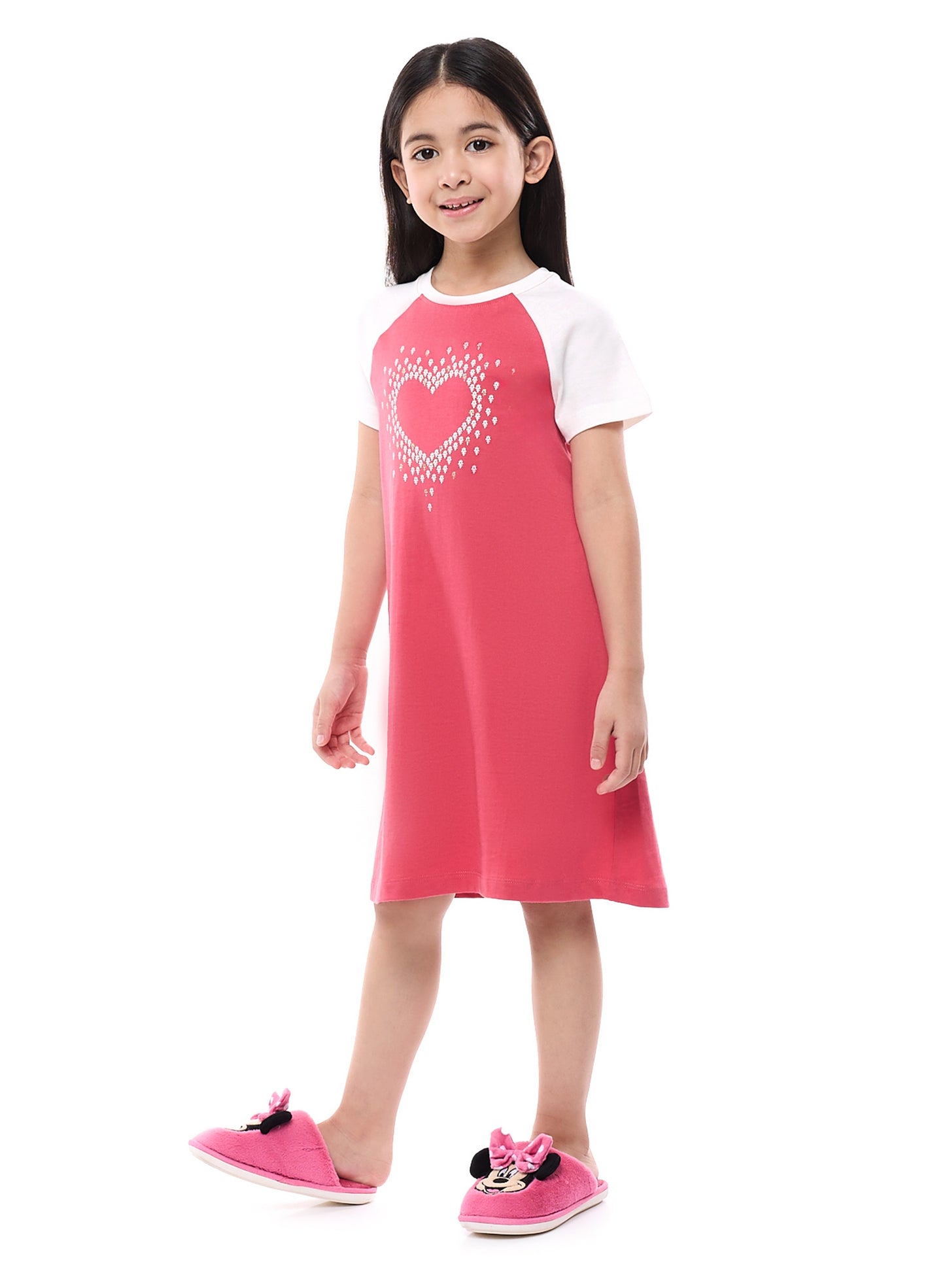 Victor and Jane Girls' PJ Dress – Soft and Cozy Sleep Dress for Kids 2-3YRS