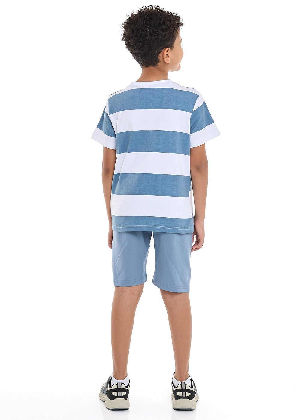 Victor And Jane Sr Boys' Applique Pocket Detail Set - Blue