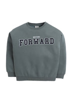 Boys' Olive Green Œforward” Graphic Sweatshirt