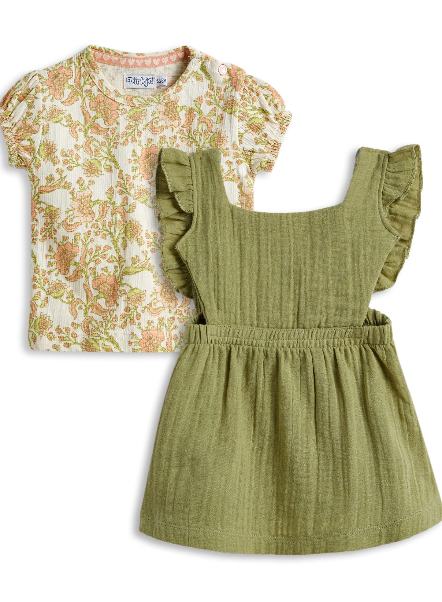 Dirkje Ruffle dress & T-SHIRT