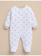 Baby Boys Quilted Footed Coveralls 2-Piece Pack with Truck Print