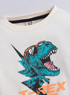Boys' Off-White "T-Rex Adventure" Graphic Sweatshirt