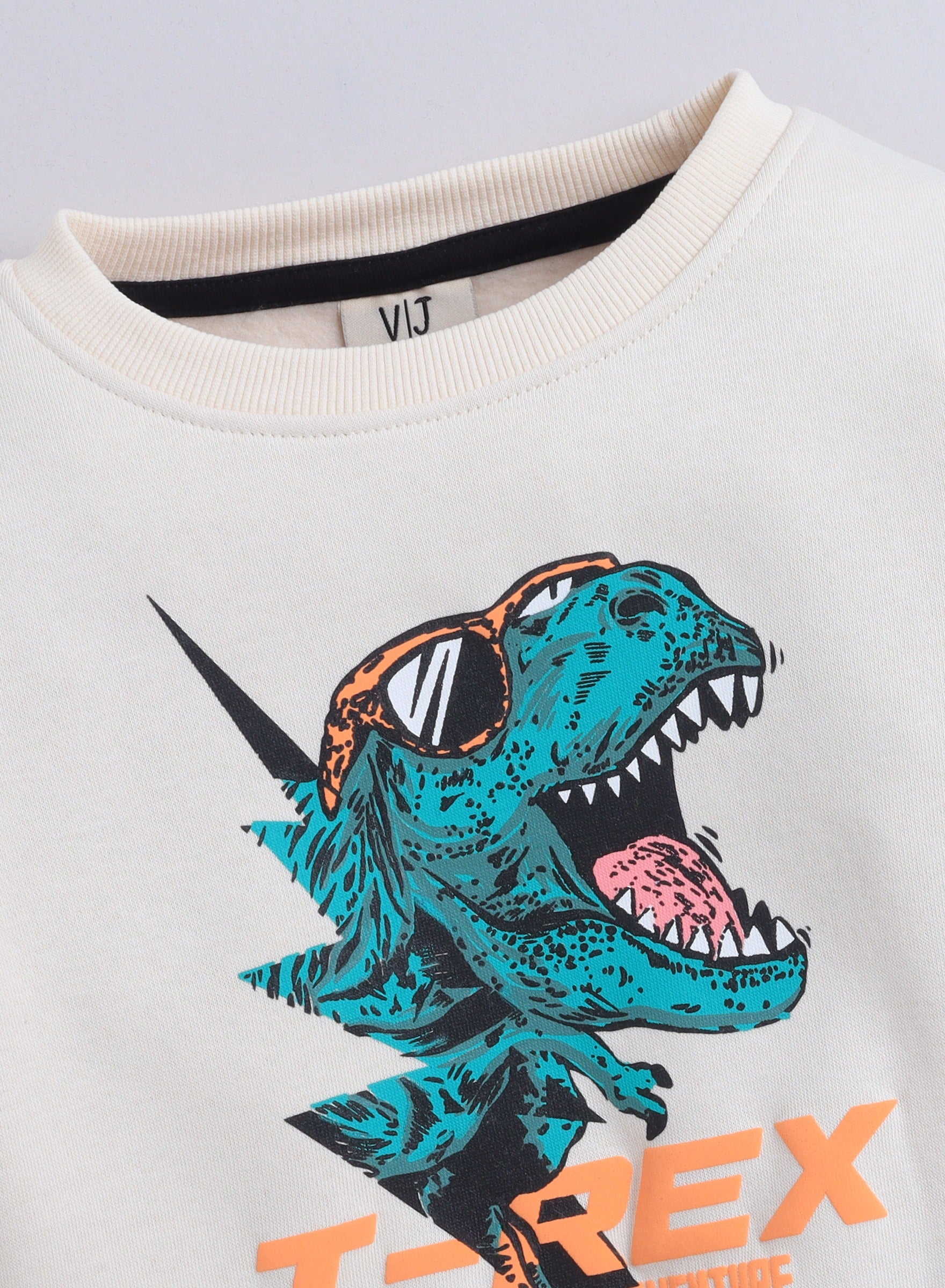 Boys' Off-White "T-Rex Adventure" Graphic Sweatshirt