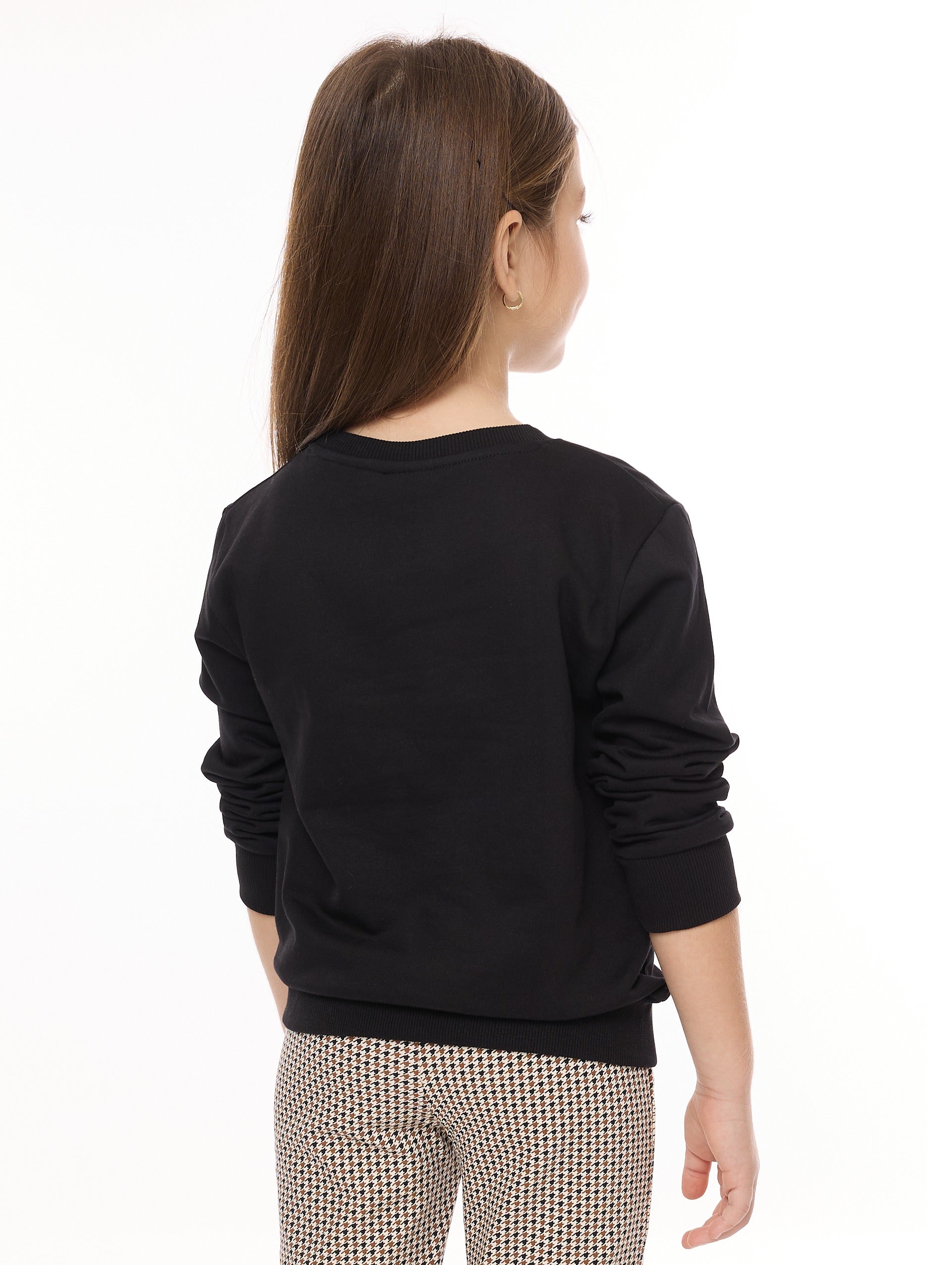 Sequins Embroidered Sweatshirt