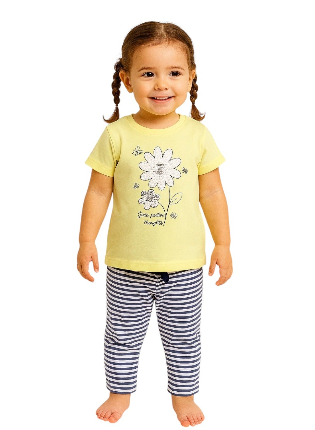 Victor And Jane - Printed T-Shirt And Pyjama Set