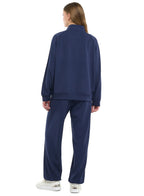 Ladies Navy Track Set “ Zip-Up Jacket & Joggers