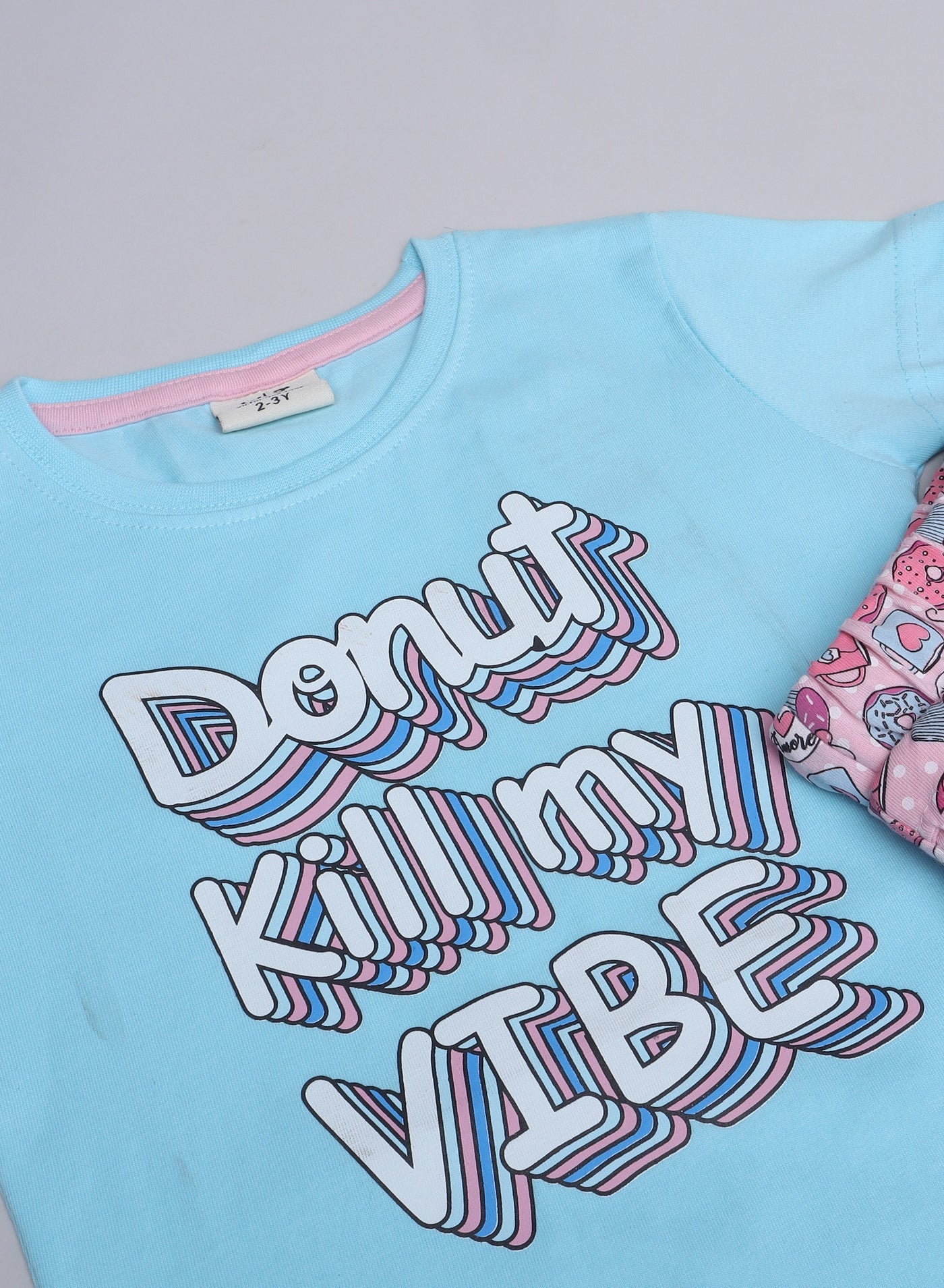 Victor And Jane - Printed T-Shirt And Shorts Pyjama Set