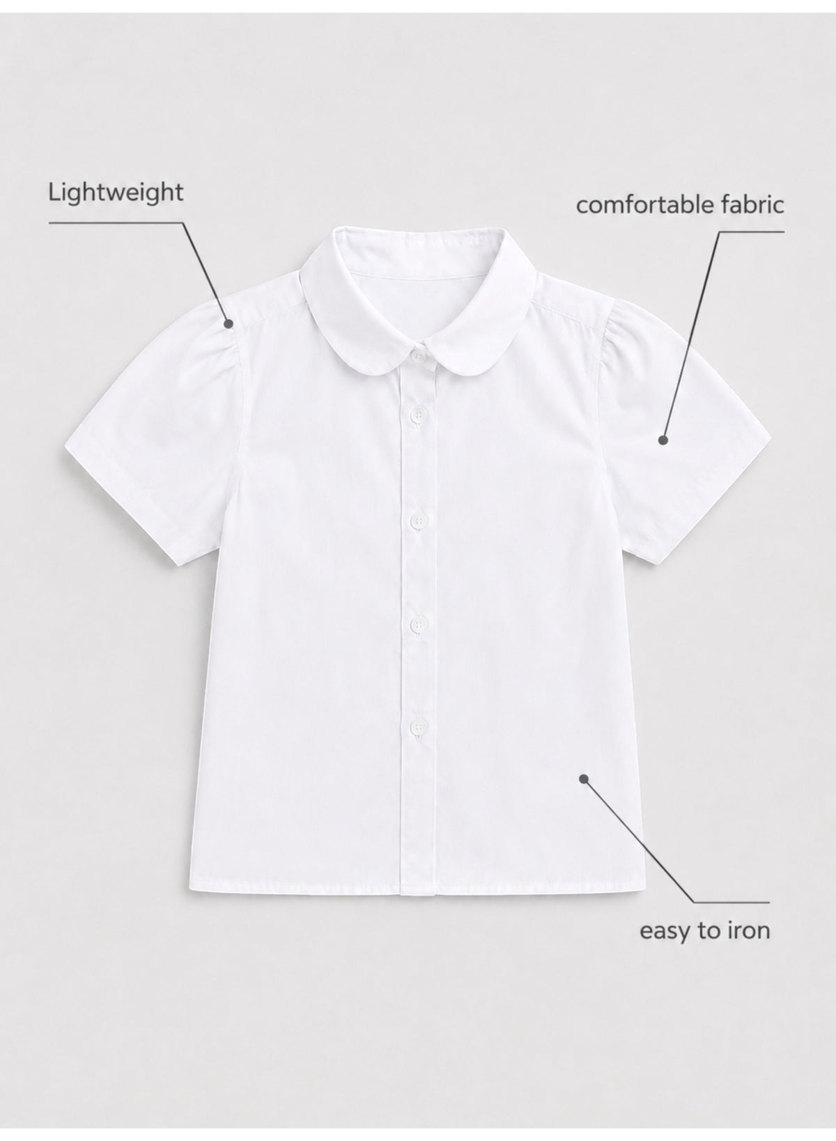 Girls Collared Shirt