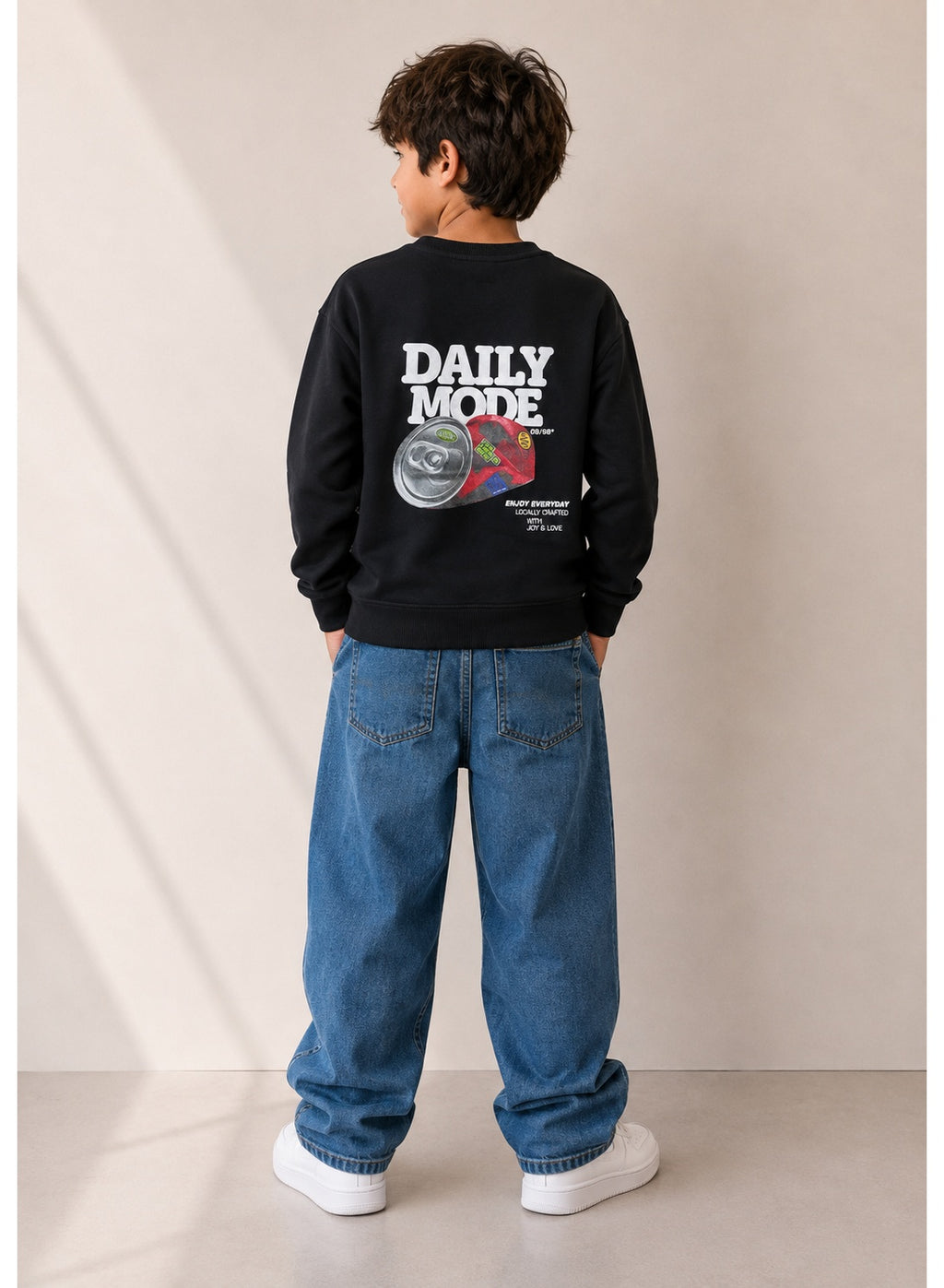 Boys’ Front and Back Graphic Sweatshirt