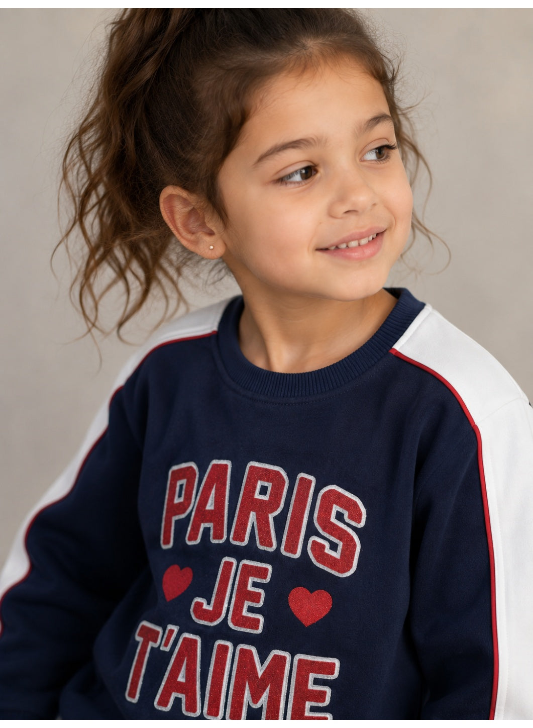 Girls Paris Graphic Pullover