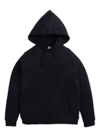 Women'S Black Hooded Sweatshirt - 100% Cotton Fleece