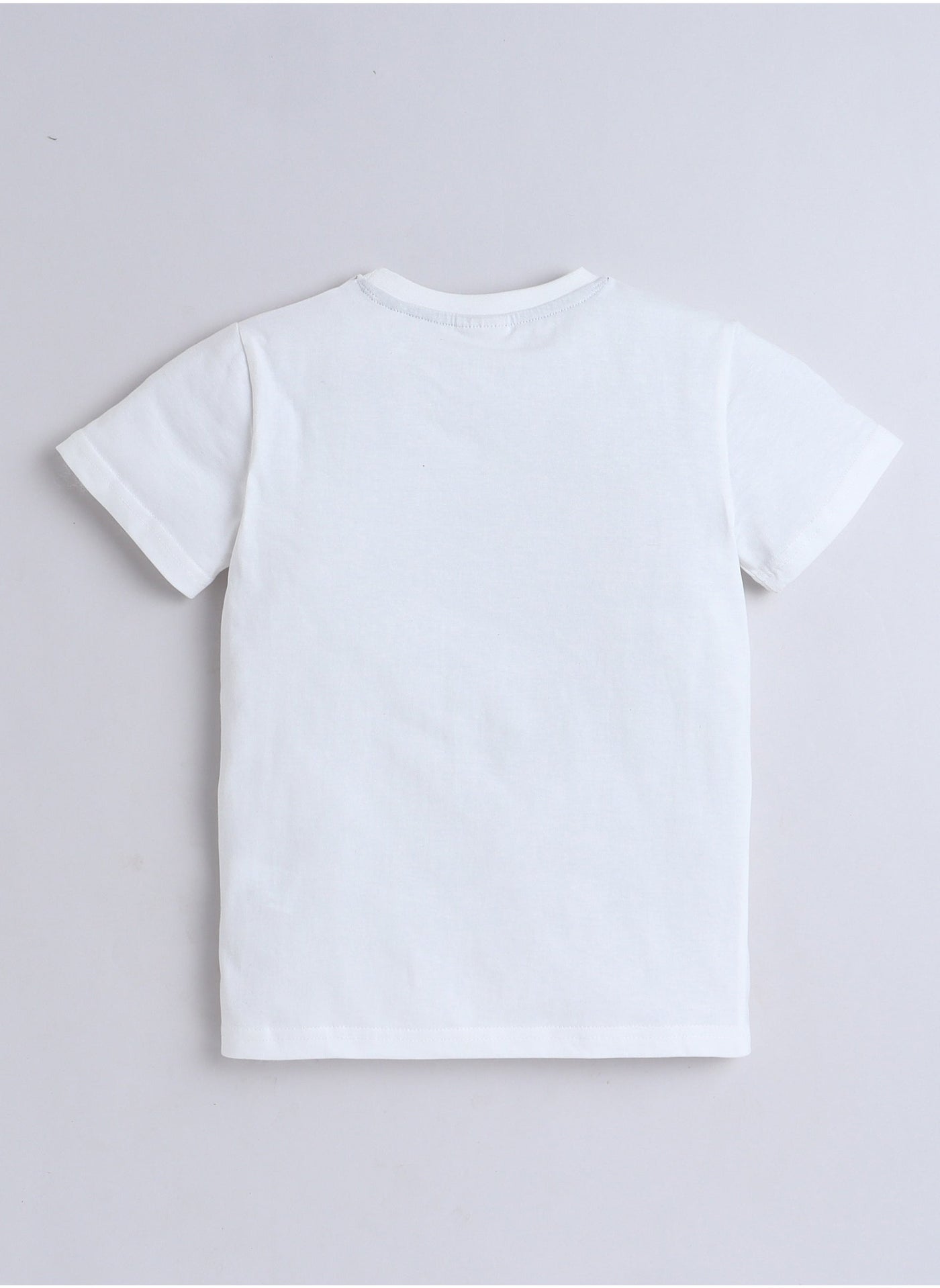 Victor and Jane JR Boys' 2PC Set, "Game On" Football Theme, 100% Cotton Summer Wear for Active Junior Boys, Off White Colour 2-3YRS