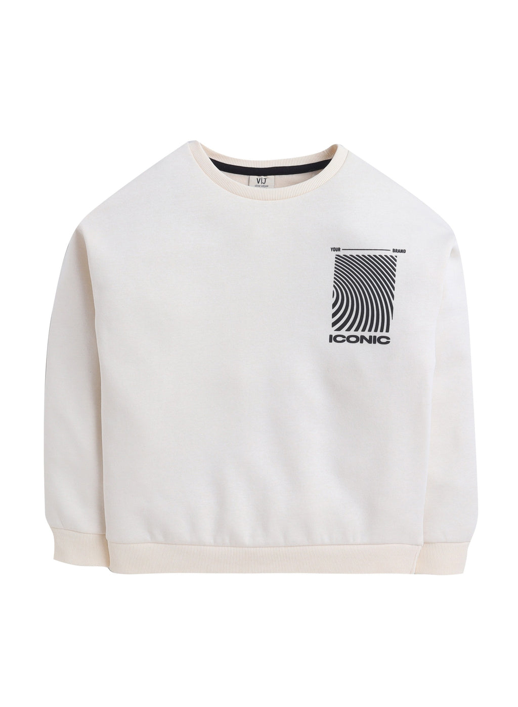 Boys' Off-White Œiconic” Graphic Sweatshirt