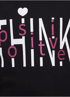 Girls Glitter Printed Sweatshirt