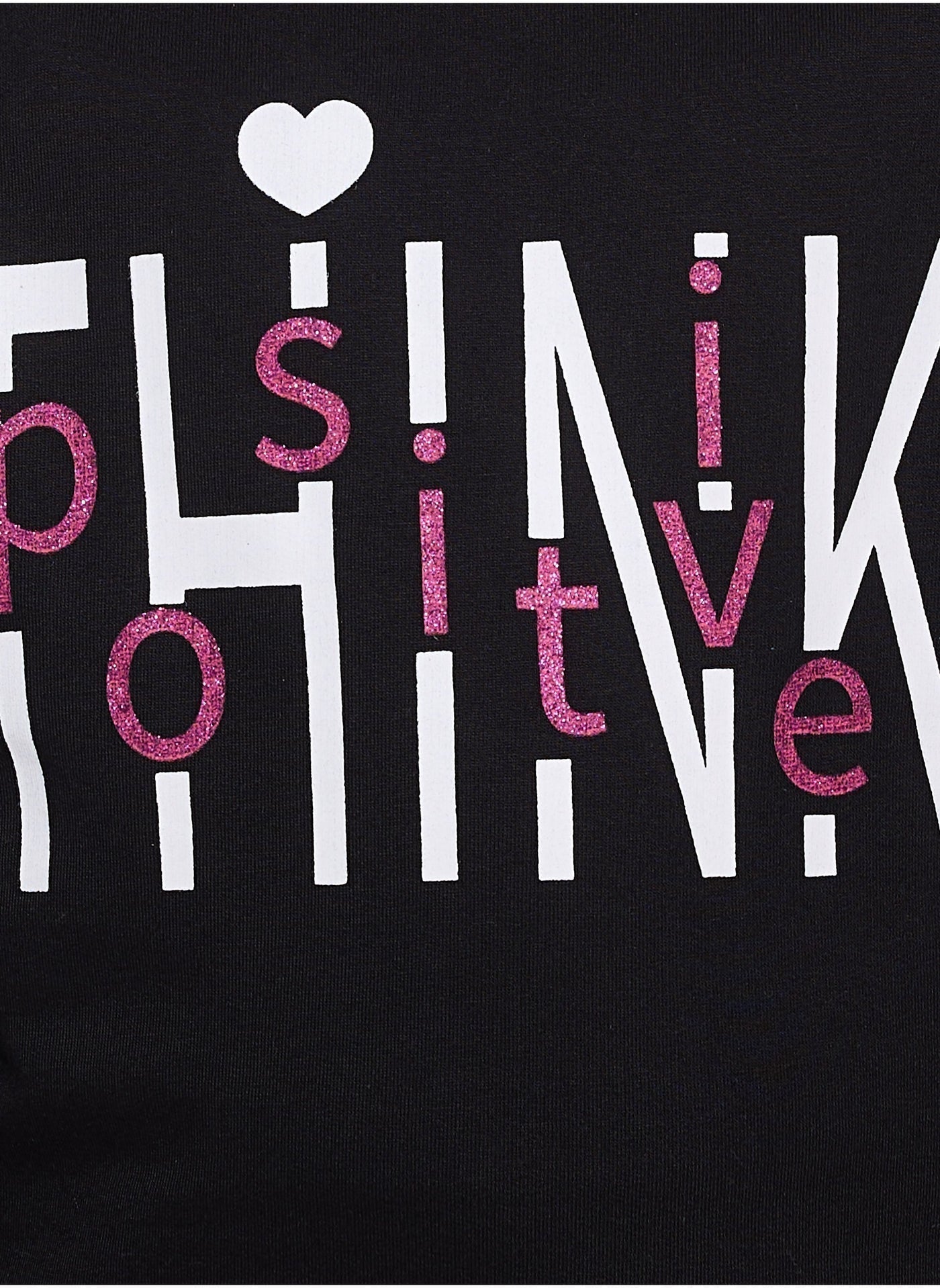 Girls Glitter Printed Sweatshirt