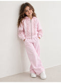 Girls' Zip Up Jacket & Long Pants