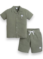 Boys 2Pc Shirt Shorts Set