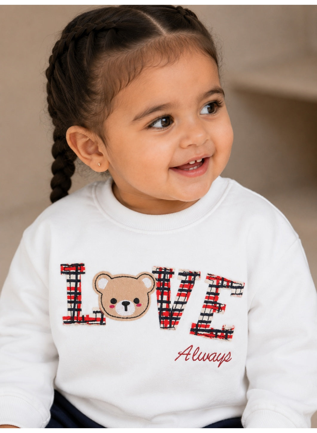 Girls 2-Piece Graphic Sweatshirt & Jogger Pants Set