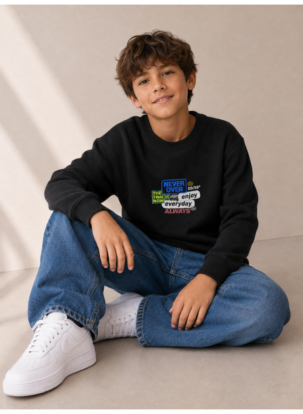 Boys’ Front and Back Graphic Sweatshirt