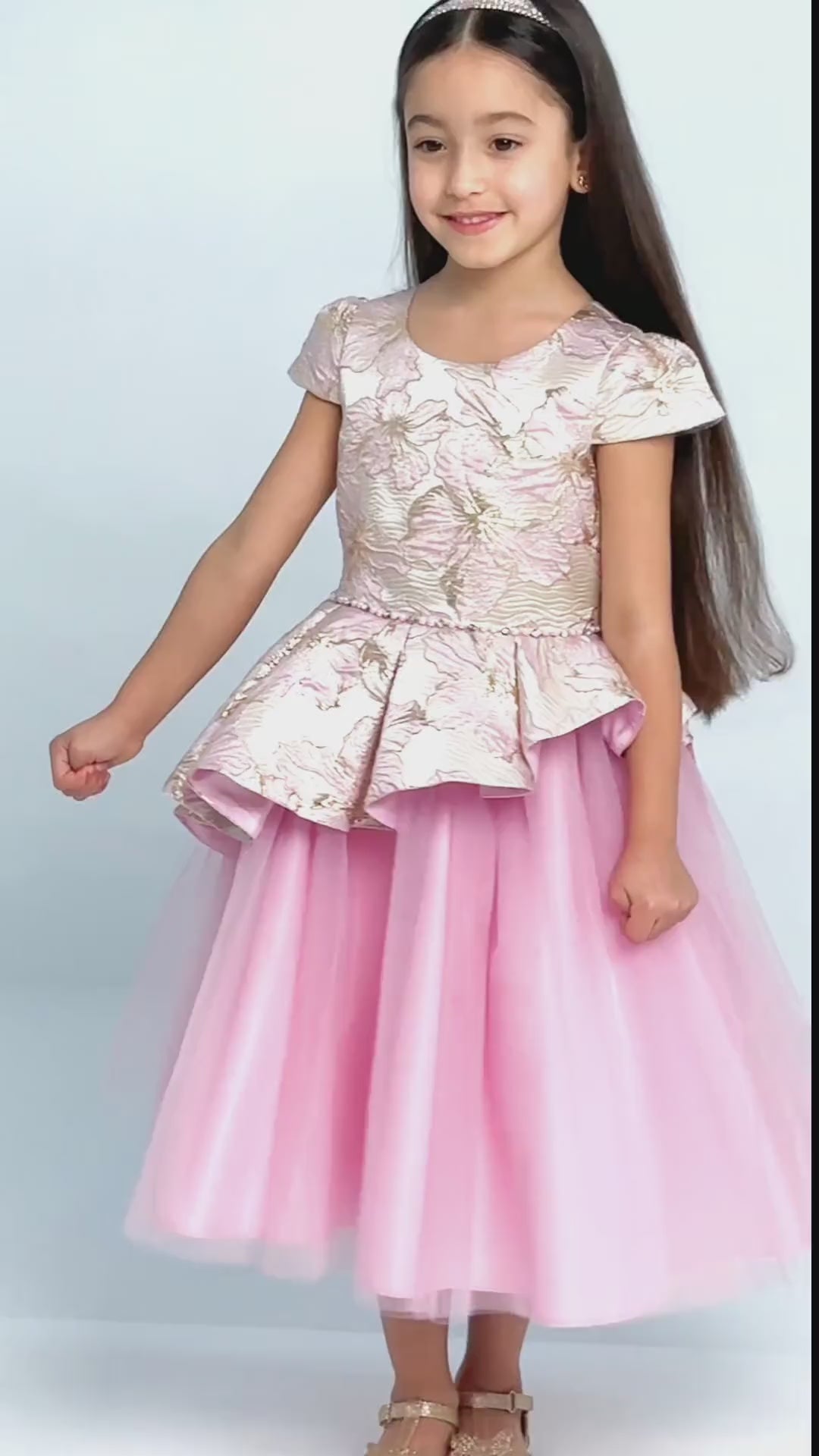 Girls Elegant Gold