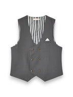 Boys 4 Piece Set Waistcoat, Shirt, Trousers & Bow Tie Set (3 Years–8 Years)