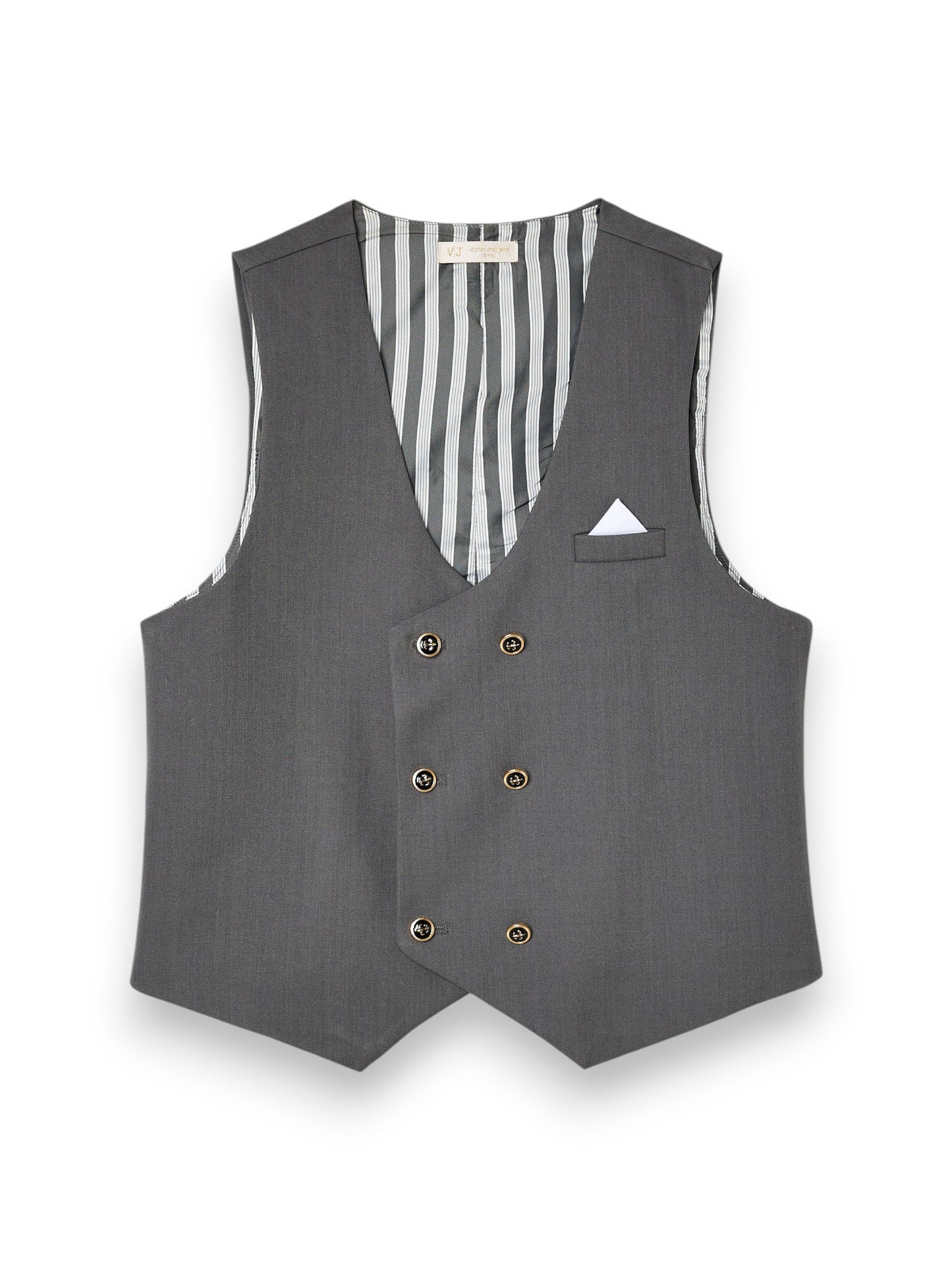 Boys 4 Piece Set Waistcoat, Shirt, Trousers & Bow Tie Set (3 Years–8 Years)