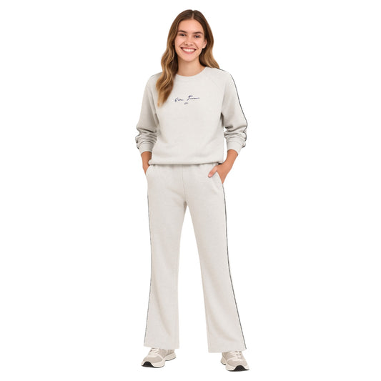 Girls’ 2-Piece Stretch Ribbed Lounge Set