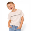 Junior Boys Beige ˜Keep Moving Forward’ Cotton T-Shirt