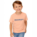 Junior Boys ˜Brooklyn’ Graphic T-Shirt “ Peach