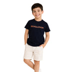 Junior Boys Navy "Revolution" T-Shirt (2Y–9Y)
